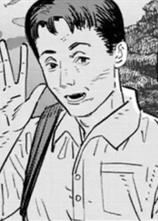 Ayah Yuta, panel manga
